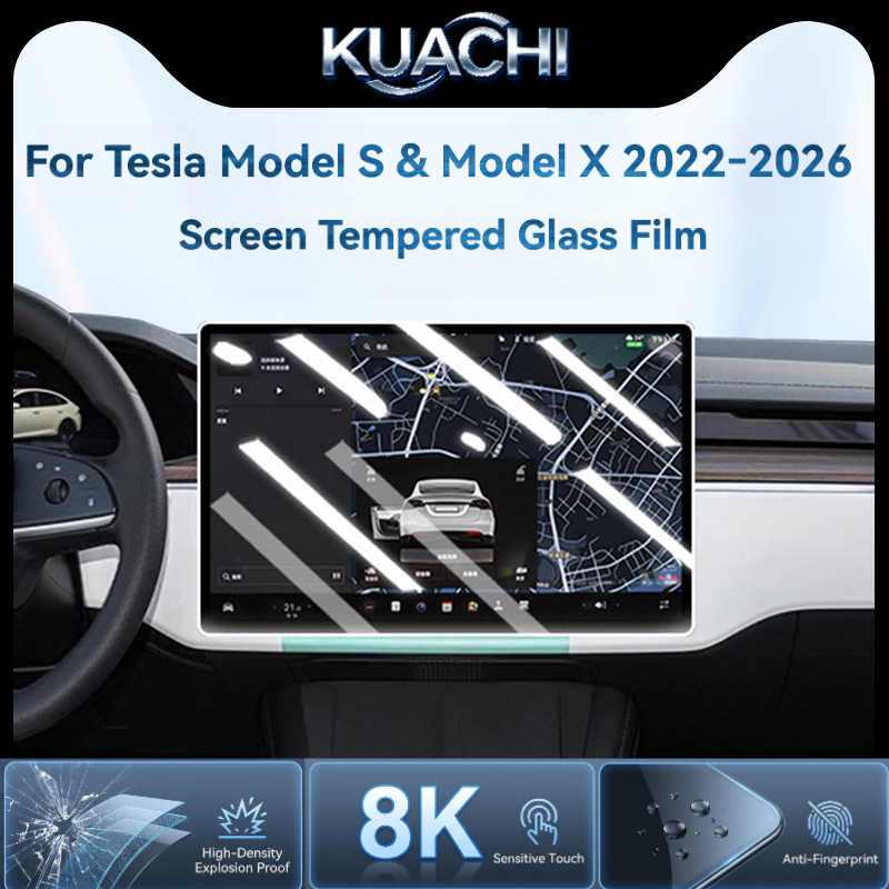 Matte Anti Glare Screen Protector - Pelindung Layar untuk Tesla Model S