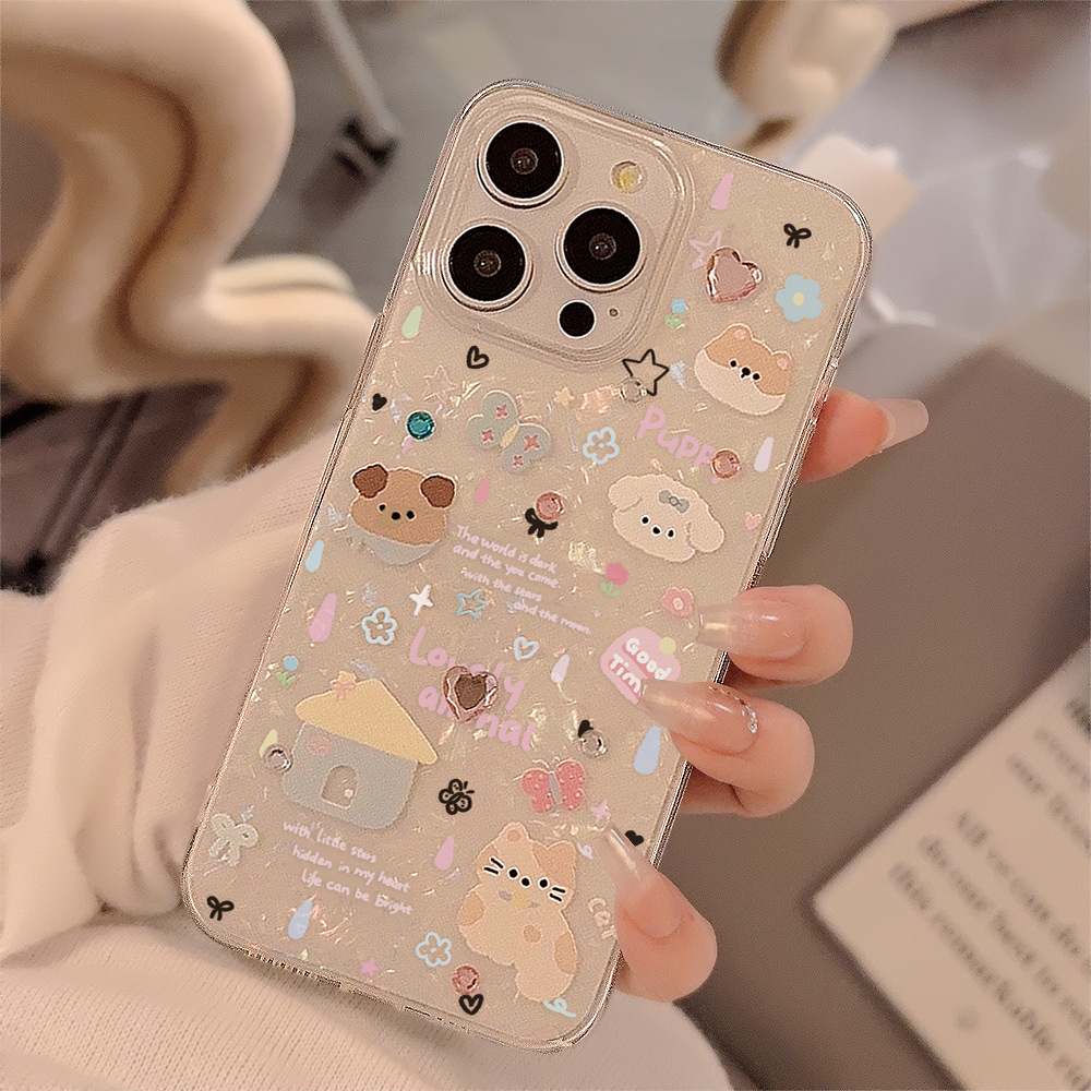 Casing Ponsel Pola Cangkang An - Clear Shockproof Bumper Case ulasan dan harga