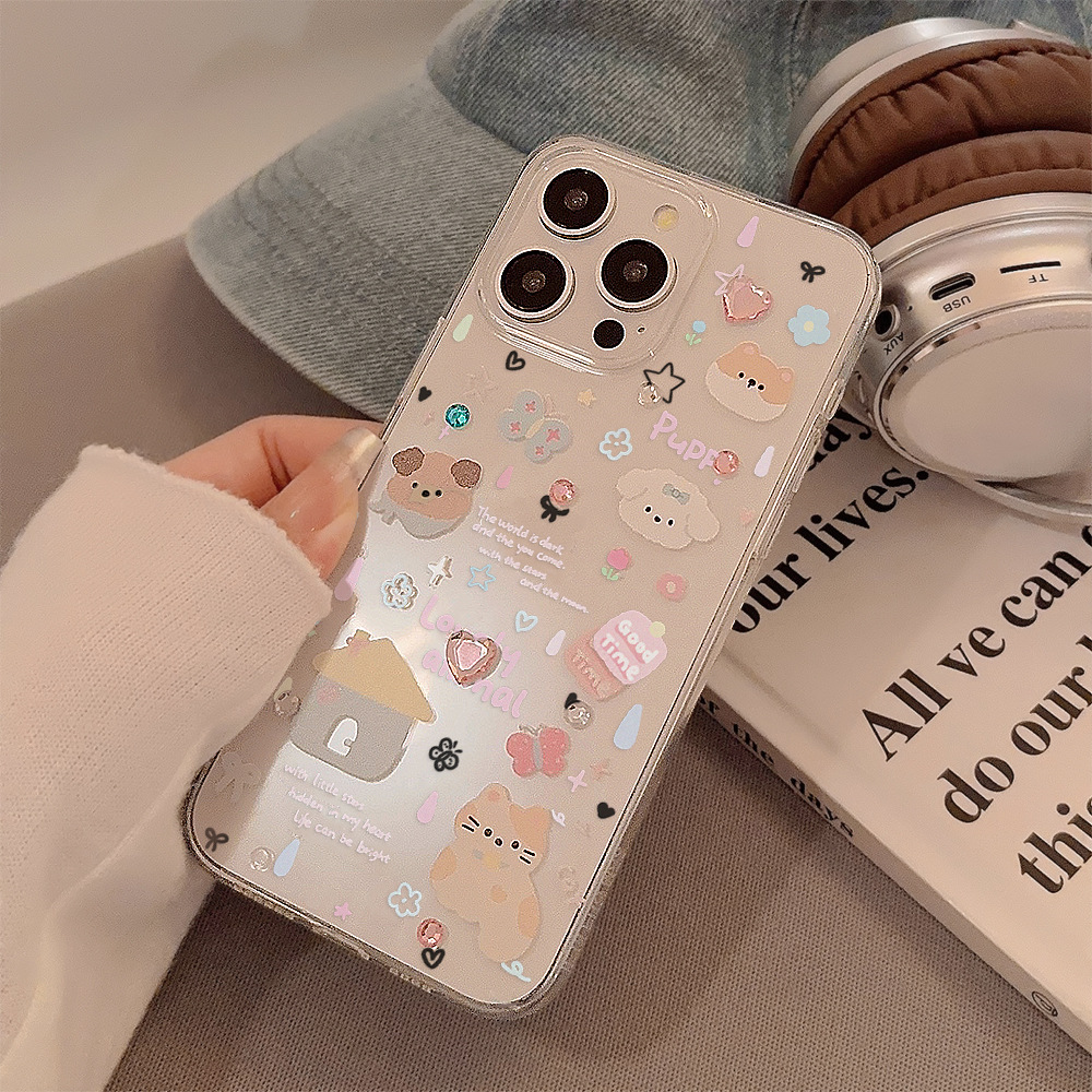 Casing Ponsel Pola Cangkang An - Clear Shockproof Bumper Case ulasan dan harga