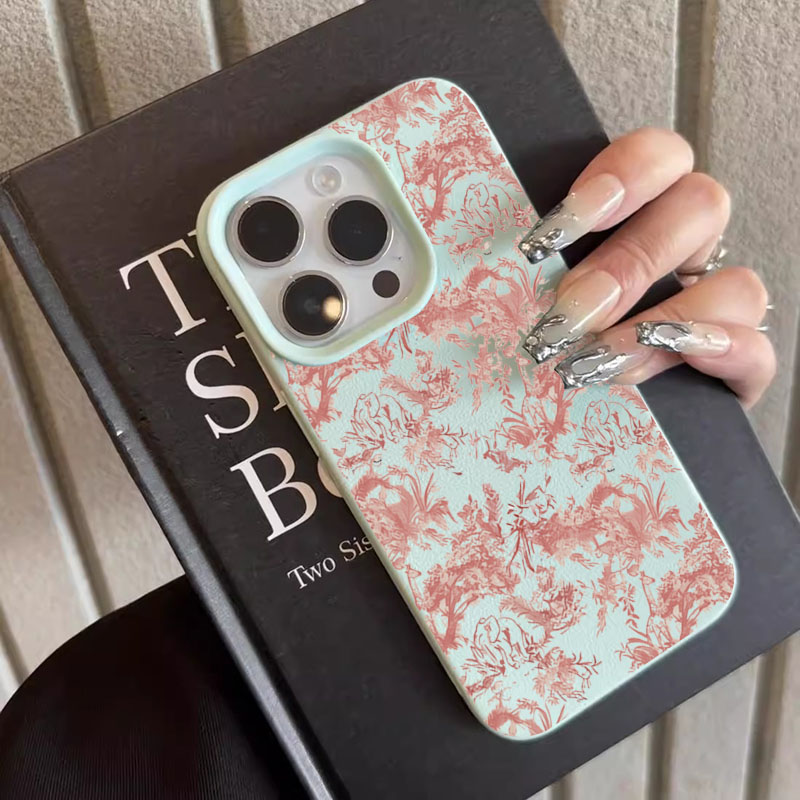 Casing Telepon dengan Motif Se - Vintage Floral Pattern Soft Case ulasan dan harga