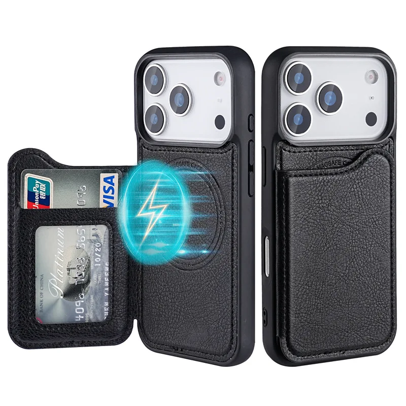 Casing Ponsel Dompet Kartu Kul - Leather Wallet Card Holder Phone Cover ulasan dan harga