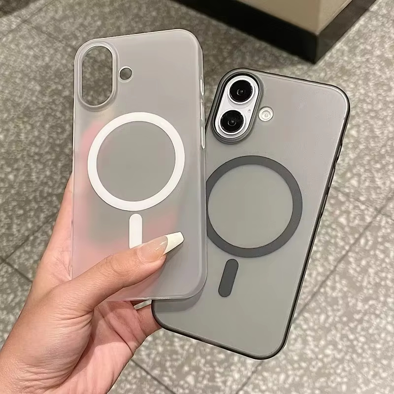Casing Transparan Matte Magsaf - Clear Shockproof Bumper Case ulasan dan harga