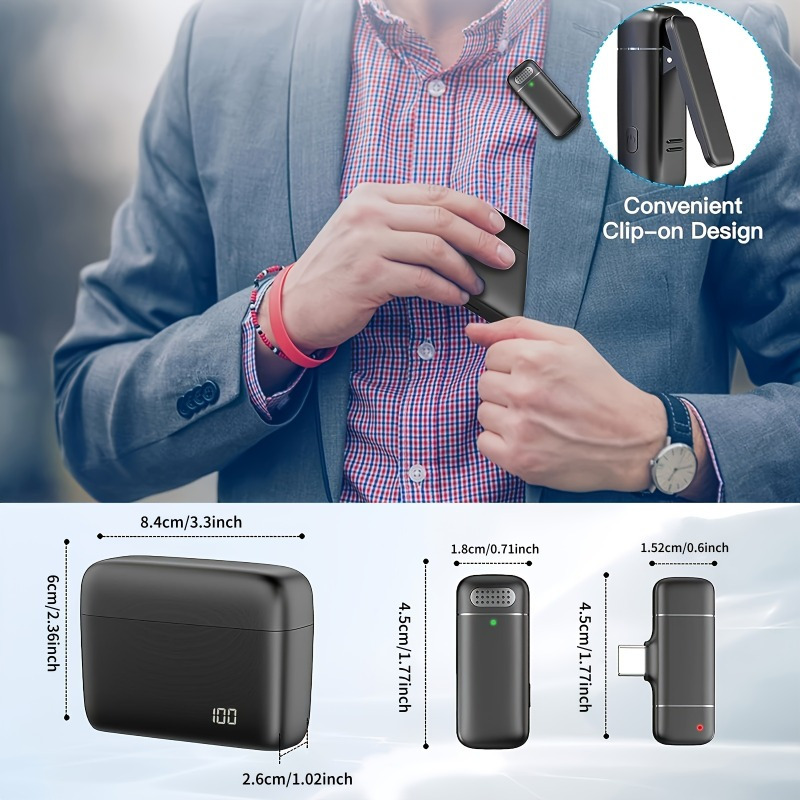 Mikrofon Lavalier Nirkabel den - Phone Cases ulasan dan harga