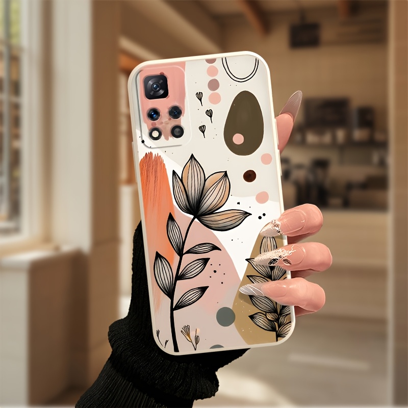 Casing ponsel berbahan karet l - Vintage Floral Pattern Soft Case ulasan dan harga