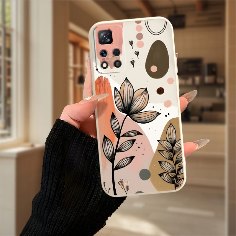 Casing ponsel berbahan karet l - Vintage Floral Pattern Soft Case ulasan dan harga