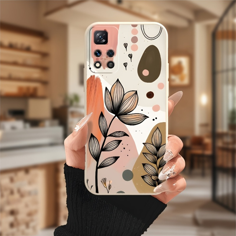 Casing ponsel berbahan karet l - Vintage Floral Pattern Soft Case ulasan dan harga